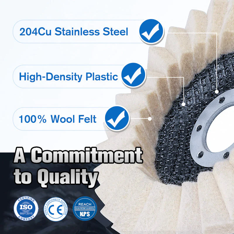 🎉Limited time 50% OFF✨Wool Felt Flap Polishing Disc - Image 5